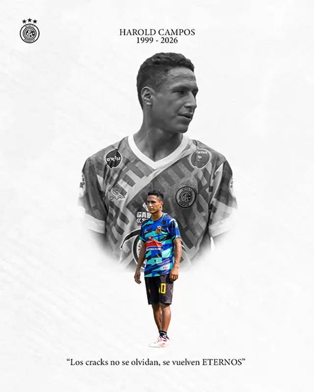 Inter FC Manantay despidió a Harold Campos con emotivo mensaje