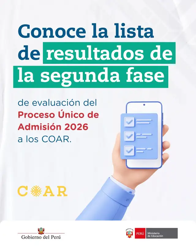 <strong> Ya salió la lista oficial de los alumnos aceptados en los COAR 2026</strong>   