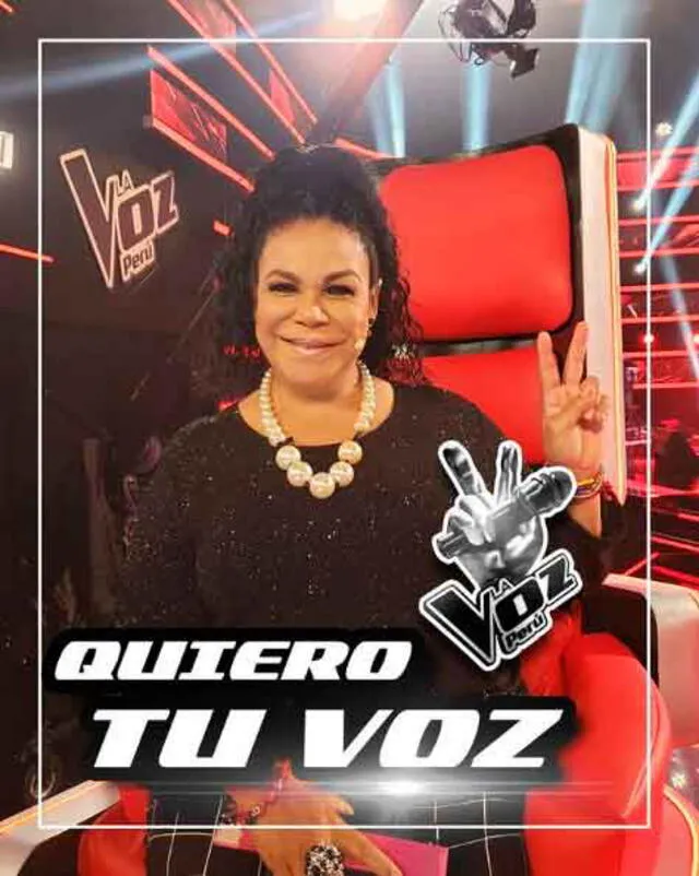 Eva Ayllón integra el panel de La voz Perú. | FUENTE: Instagram.   