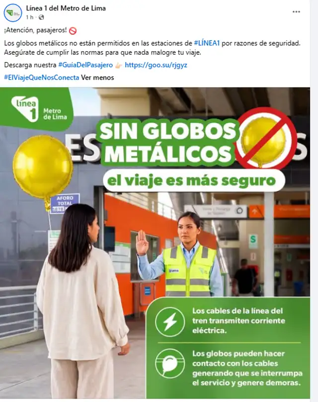 Cables eléctricos del Metro de Lima se incendian y pasajeros huyen aterrados
