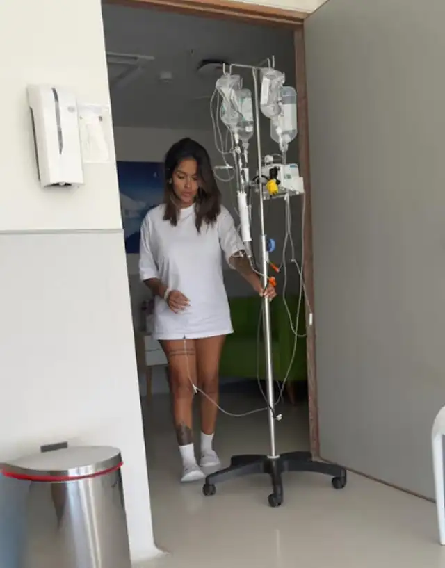 Shirley Arica permanece hospitalizada. Foto: Instagram.   
