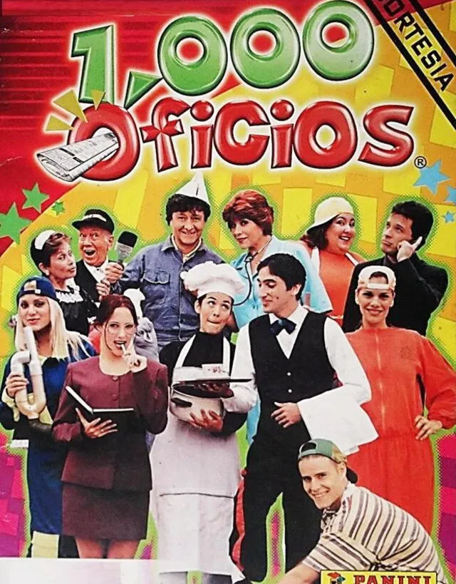 "Mil Oficios" tuvo tanta acogida que sacaron un álbum con todos sus personajes.    