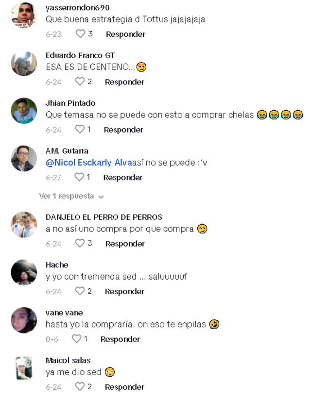 Usuarios reaccionaron al video de joven en Tottus. 