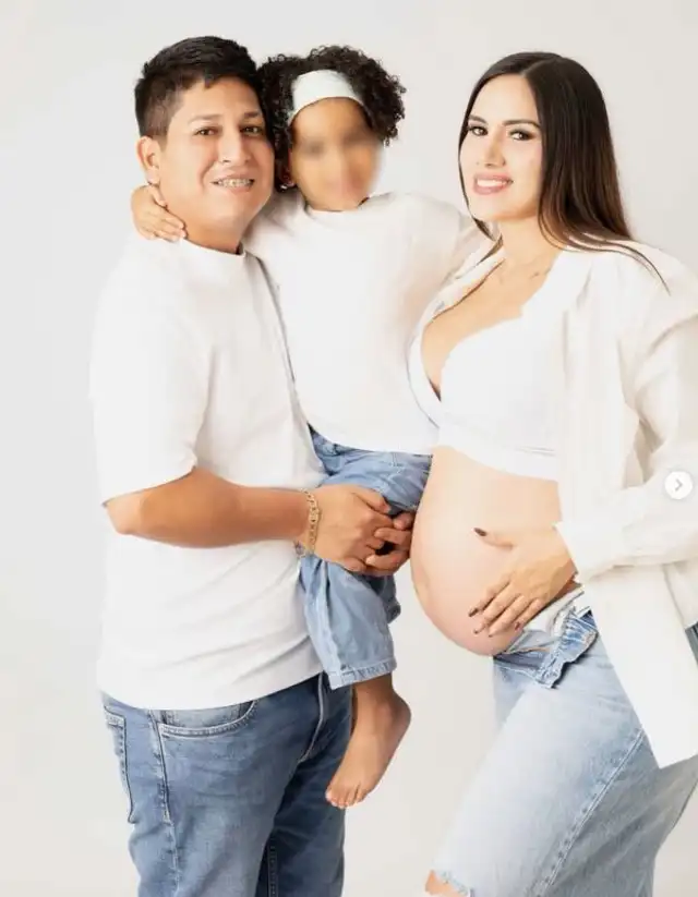 Novio de Darinka Ramírez protagoniza emotiva sesión de fotos con ella y la hija de Jefferson Farfán.