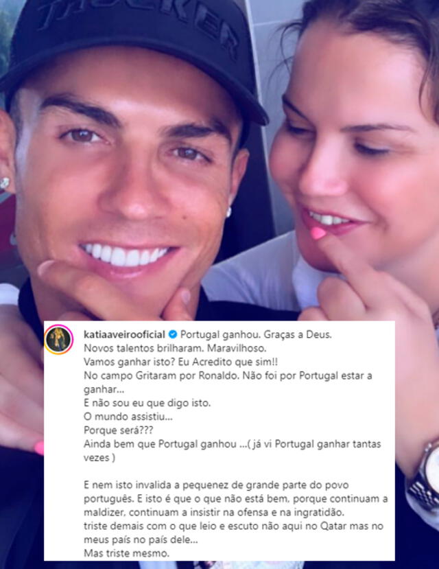 El mensaje de la hermana de Cristiano Ronaldo. / FUENTE: Instagram.   