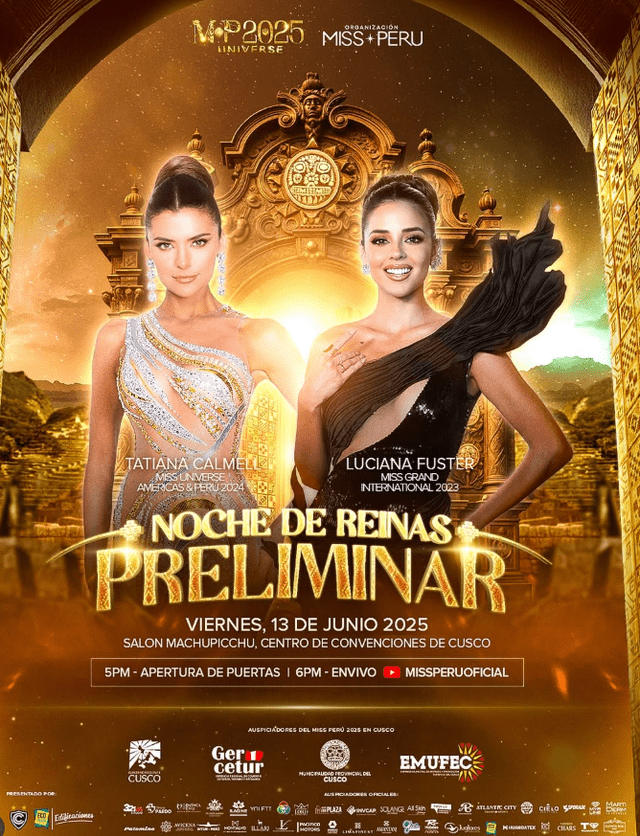 Miss Perú 2025 alista la gala Preliminar.