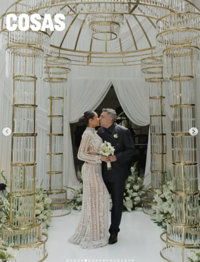 Ricardo Mendoza y Katya Mosquera se casan en su lujosa nueva casa