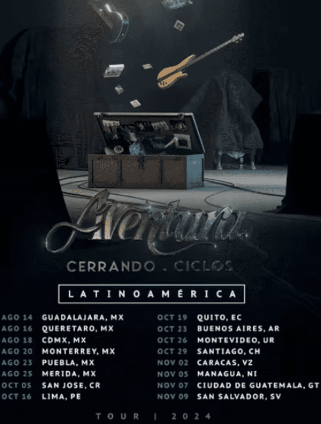  Romeo Santos y Aventura se presentarán en México. Captura: Instagram 