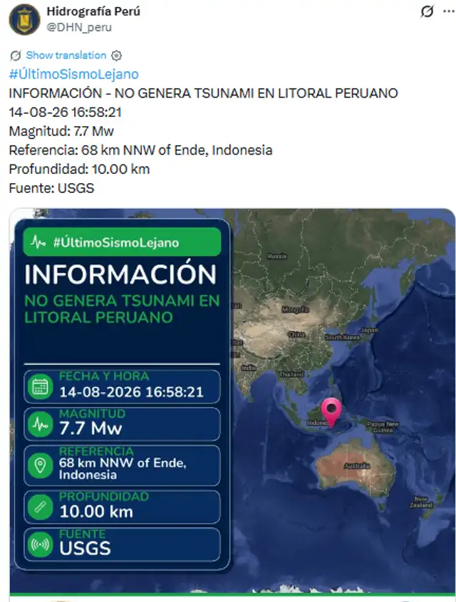 Marina de Guerra del Perú lanza nueva actualización.