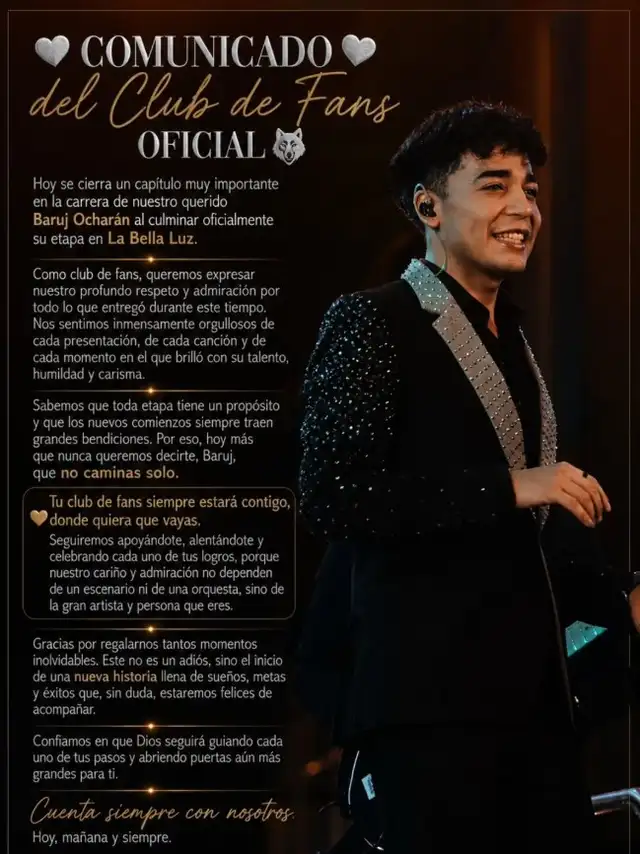 ¡Renuncia bomba en la cumbia! Cantante deja La Bella Luz tras siete meses y se despide con polémico mensaje: “No todo lo que brilla es oro” ¡Renuncia bomba en la cumbia! Cantante deja La Bella Luz tras siete meses y se despide con polémico mensaje: “No todo lo que brilla es oro”