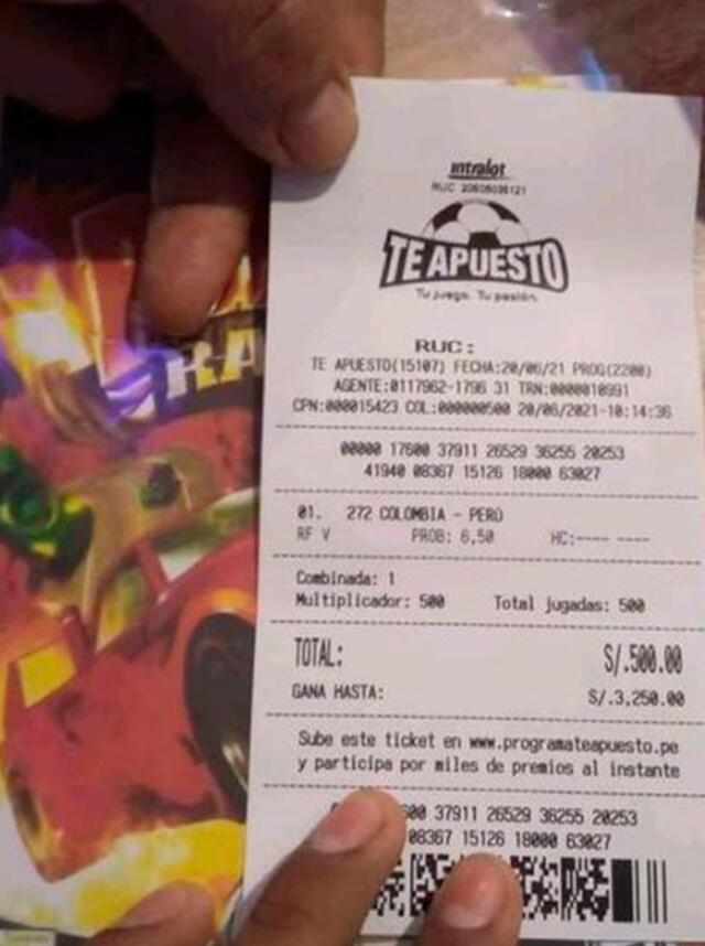 Hincha se ganó 3 mil soles tras chequear las apuestas deportivas que publicó El Popular. FUENTE: Twitter. Hincha se ganó 3 mil soles tras chequear las apuestas deportivas que publicó El Popular. FUENTE: Twitter.