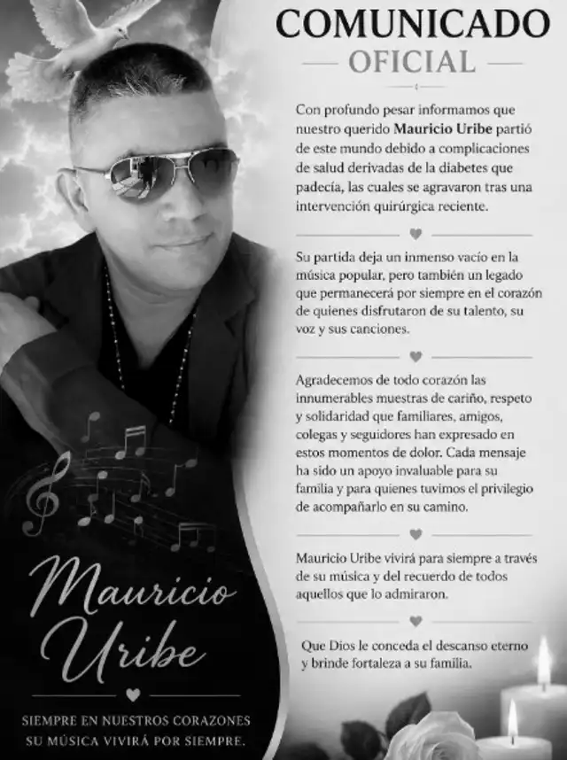 ¡TRÁGICO FINAL! Querido cantante de música popular muere tras someterse a una intervención quirúrgica: Esto es lo que se sabe
