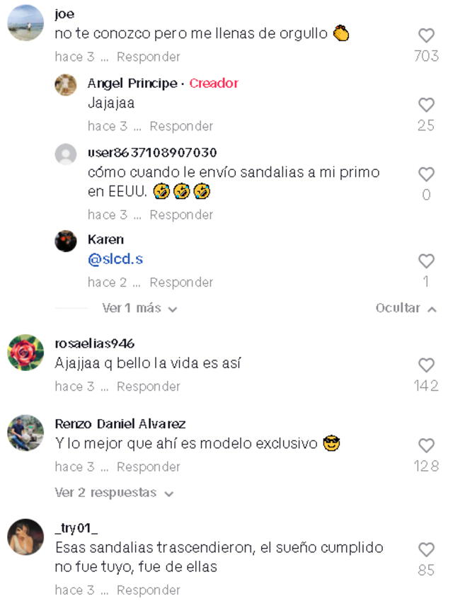  Usuarios reaccionan al video de las sandalias    