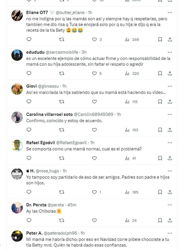 Tula Rodríguez es tendencia en Twittertras hacerse viral por su manera de corregir a su hija adolescente.