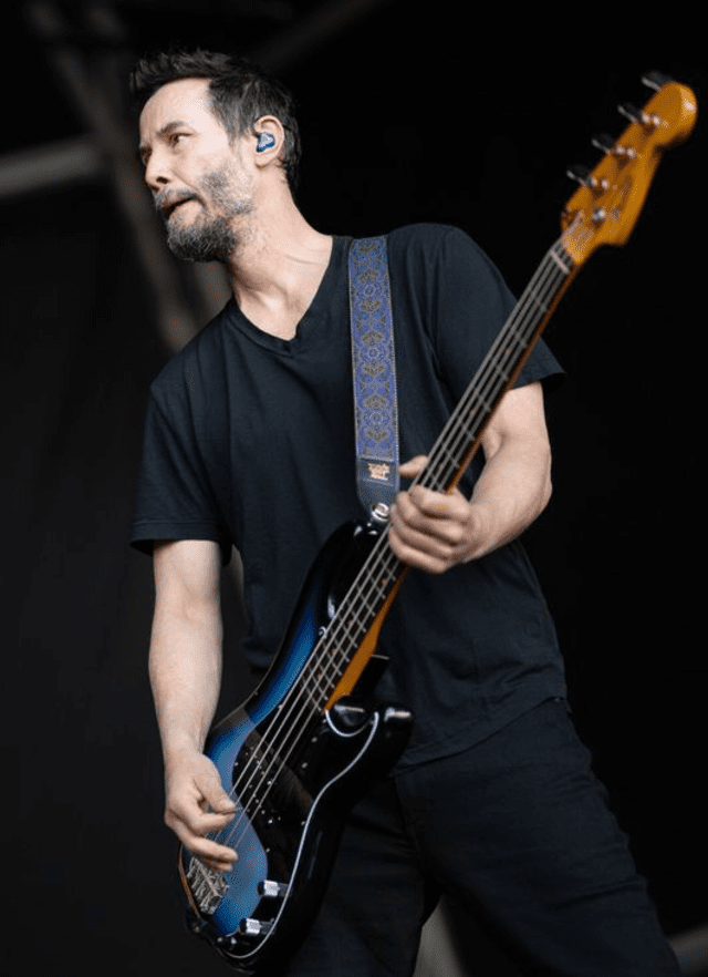 <em>Keanu Reeves apareció recientemente tocando en el Primavera Sound. Foto: Europa Press&nbsp; </em>   