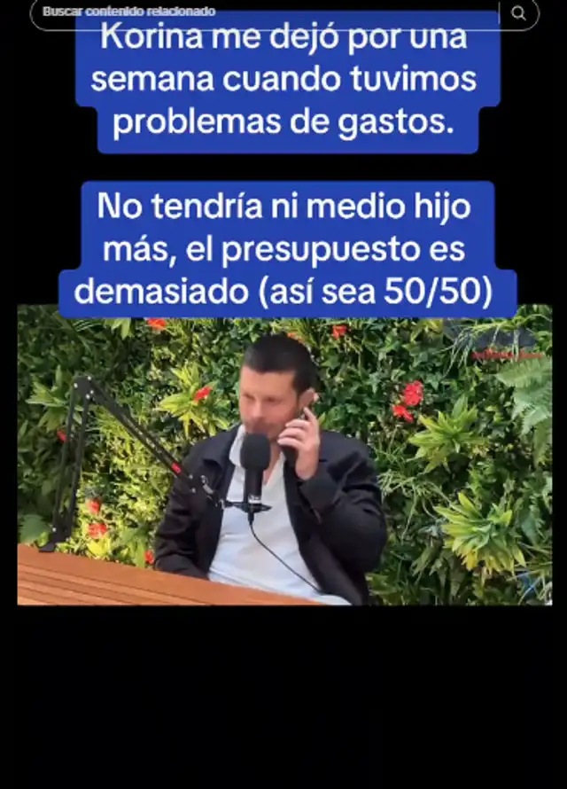 Mario Hart admitió que una vez Korina Rivadeneira abandonó su casa.