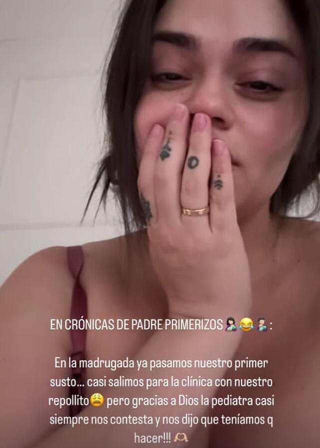 Natalia Segura e Ignacio Baladán estuvieron muy preocupados por su hijo. Natalia Segura e Ignacio Baladán estuvieron muy preocupados por su hijo.