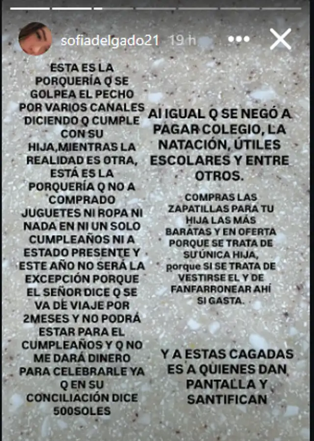 Expareja de Paul Michael lo hunda en redes sociales por no pagar gastos de su hija.
