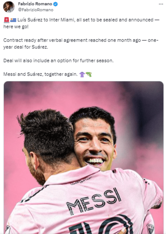 Luis Suárez se reencontrará con Lionel Messi.   