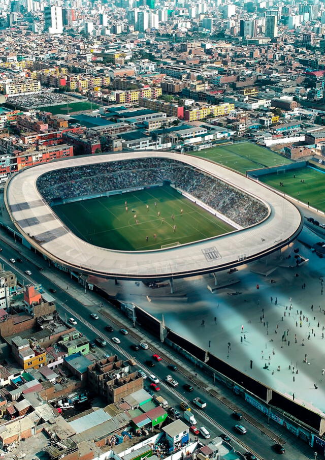 El remodelado estadio de Alianza Lima, el sueño de todo hincha. / Foto: X.   
