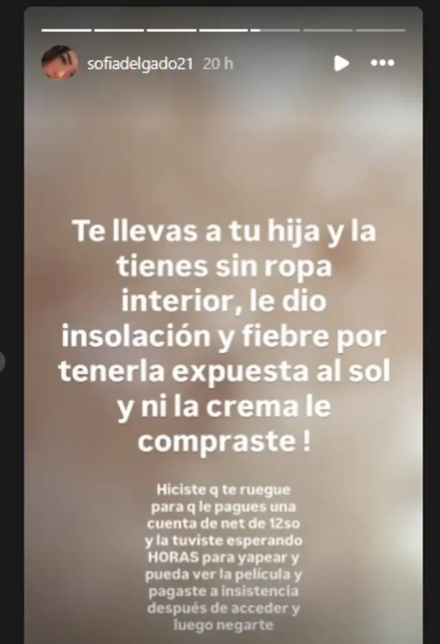Sofía expone el verdadero trato que tiene Paul Michael con su hija. Sofía expone el verdadero trato que tiene Paul Michael con su hija.