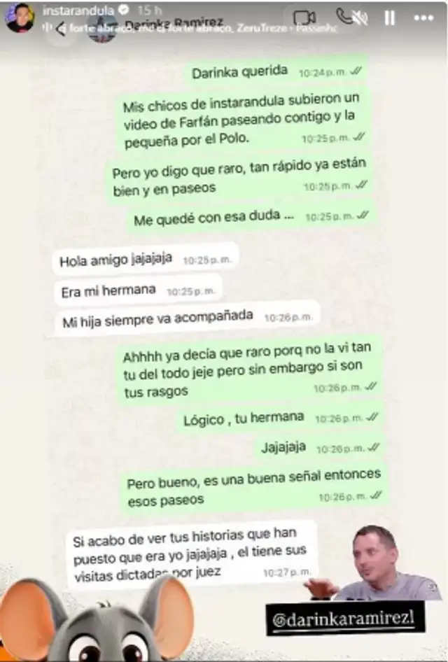 Jefferson Farfán y la hermana de Darinka Ramírez son grabados juntos en ausencia de Xiomy Kanashiro Jefferson Farfán y la hermana de Darinka Ramírez son grabados juntos en ausencia de Xiomy Kanashiro