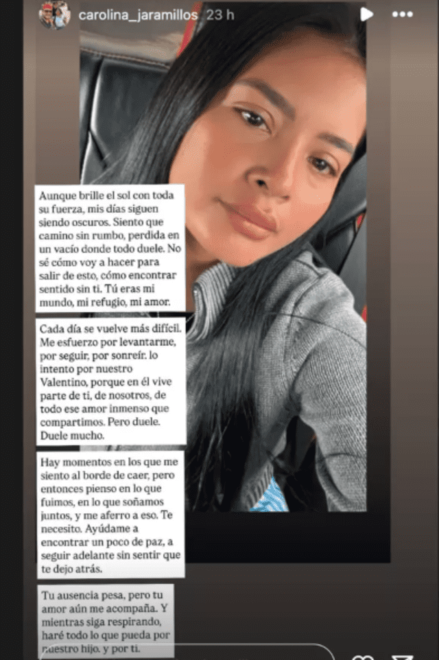  Carolina Jaramillo llora tras aparición de Paul Flores en TV mediante médium 