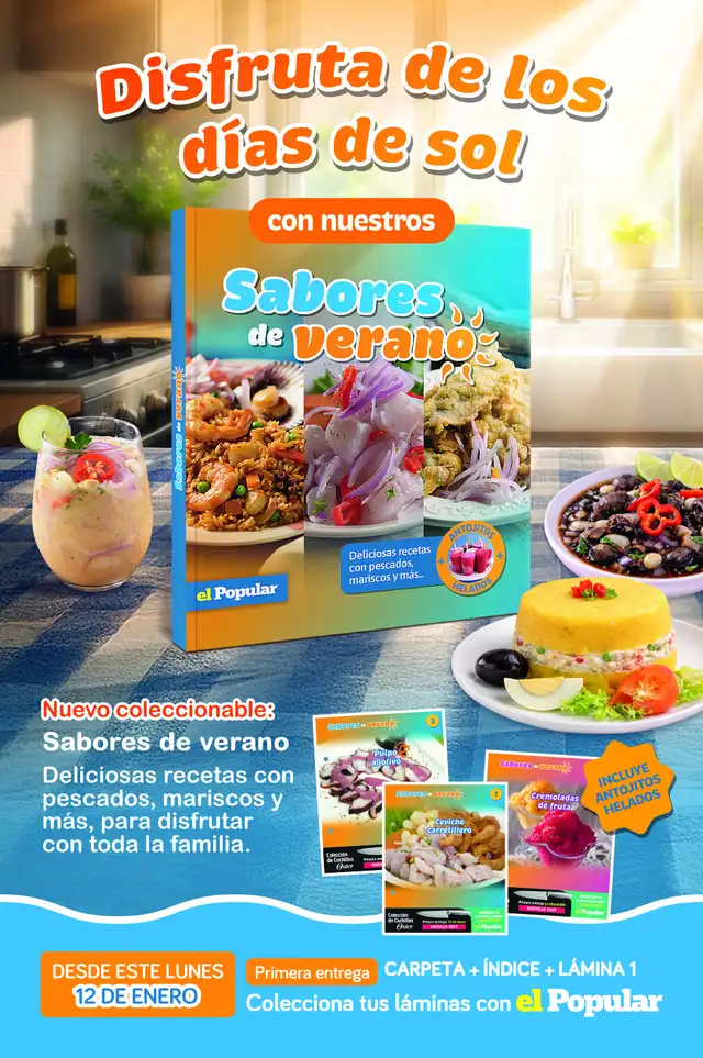 El Popular presenta su nueva colección de recetas 'Sabores de verano'. Foto: El Popular El Popular presenta su nueva colección de recetas 'Sabores de verano'. Foto: El Popular