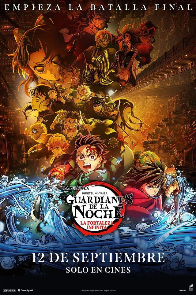  Póster de la película de 'Guardianes de la Noche'. Foto: Crunchyroll   