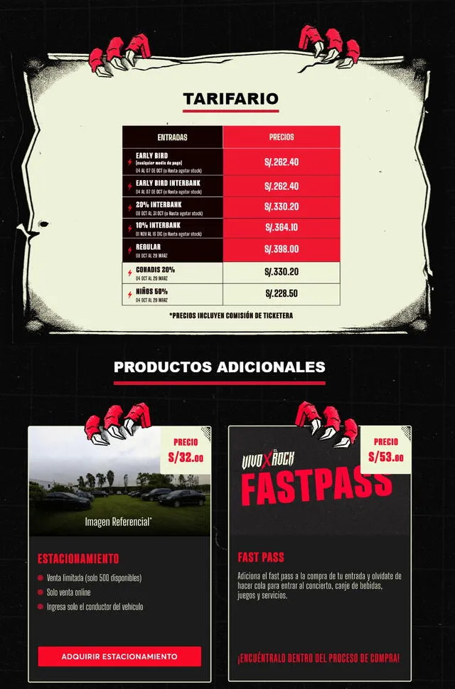 Precios, preventa y todo para el Vivo x el Rock 2025.   