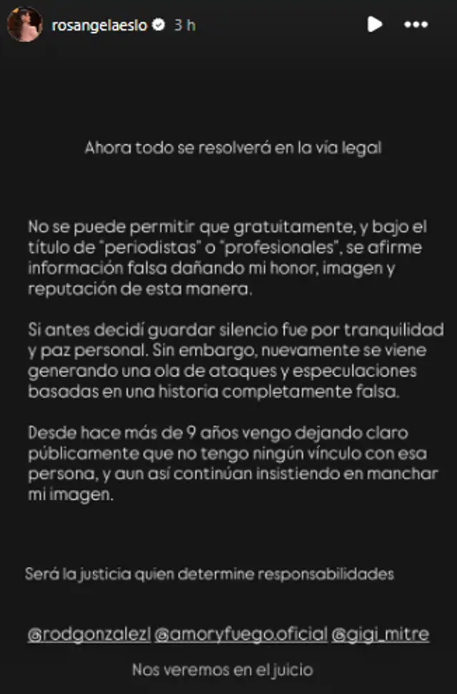 Rosángela Espinoza anuncia juicio contra Christian Cueva.