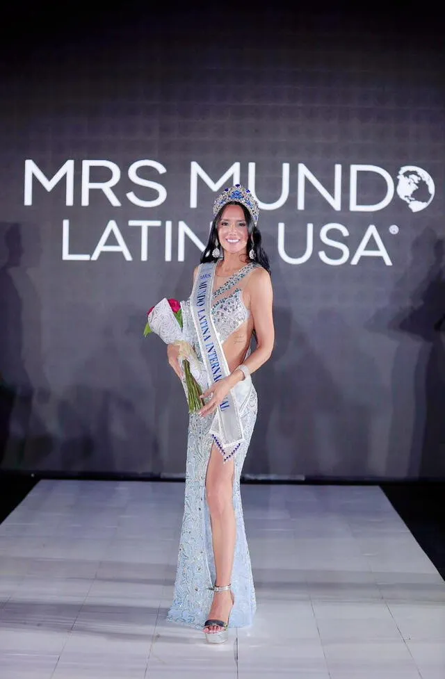 Angie Pajares fue coronada como la nueva Mrs Mundo Latina internacional