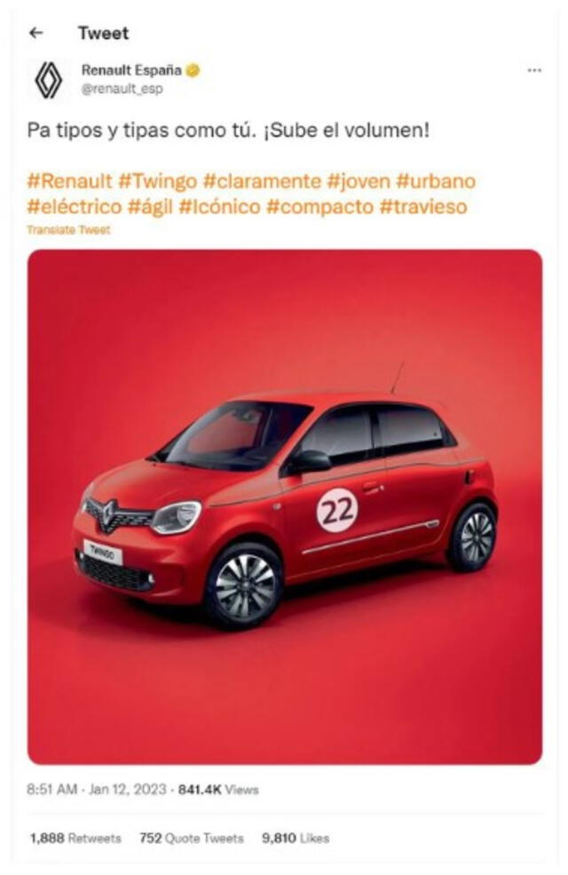 Renault Twitter oficial.   