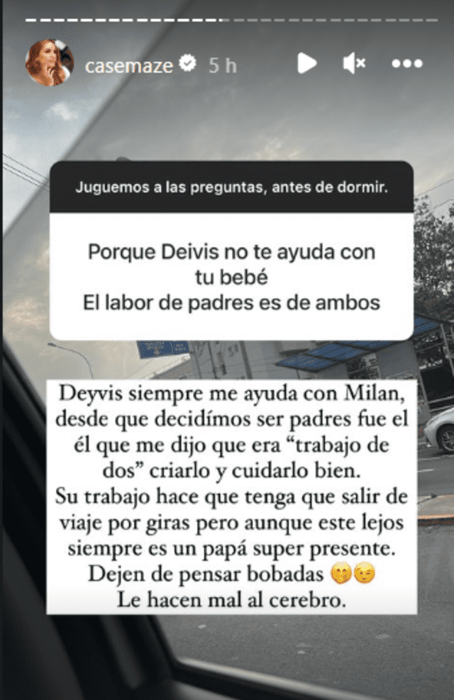 Cassandra Sánchez rompe su silencio sobre el papel de Deyvis Orosco en la crianza de su hijo.