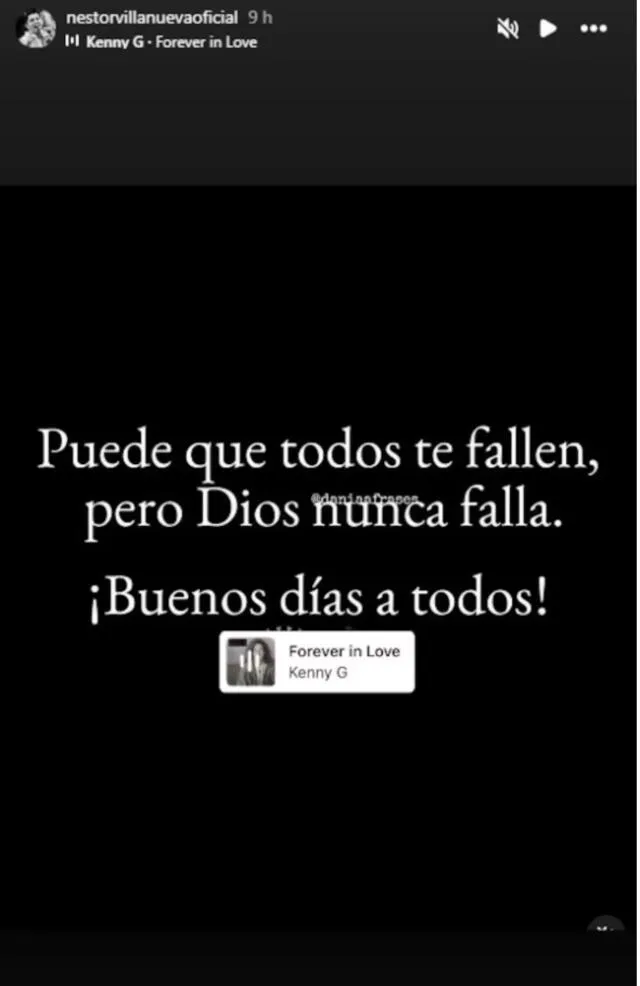 Néstor Villanueva compartió sentido mensaje tras sentencia