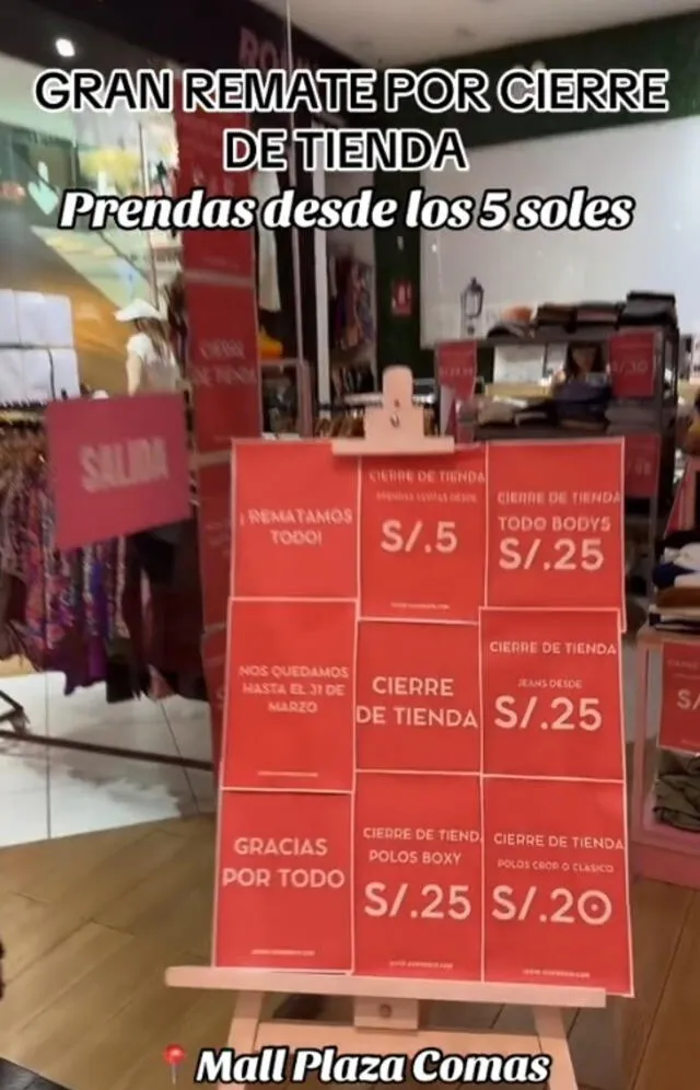 Summer 49 Perú remata toda su ropa de su sede en el Mall Plaza Comas. Summer 49 Perú remata toda su ropa de su sede en el Mall Plaza Comas.