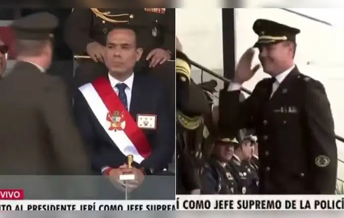 George Forsyth sorprendió al Presidente José Jerí al vestir el uniforme militar