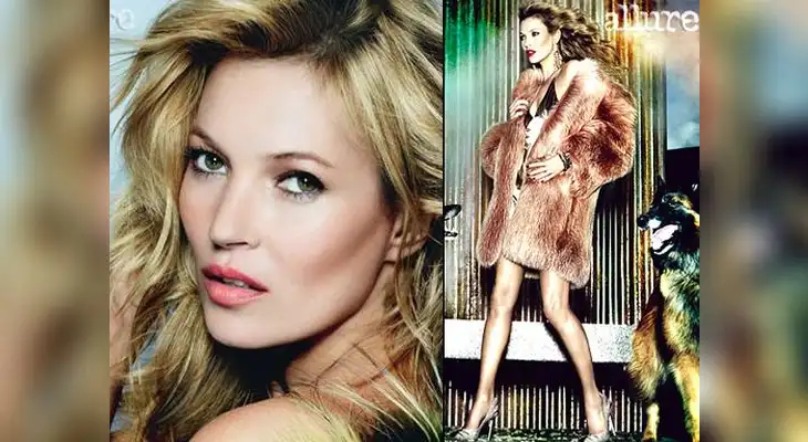 Kate Moss posa para la revista Allure