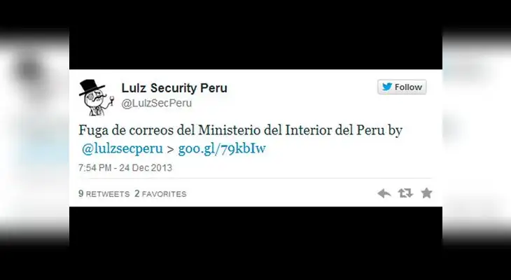 Felices Fiestas: Ministerio de Interior es hackeado por Anonymous.