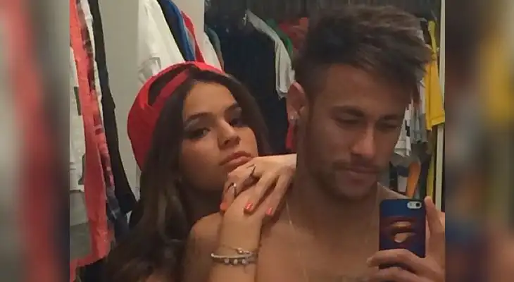 Neymar celebró junto a Bruna Marquezine tras golear a Croacia