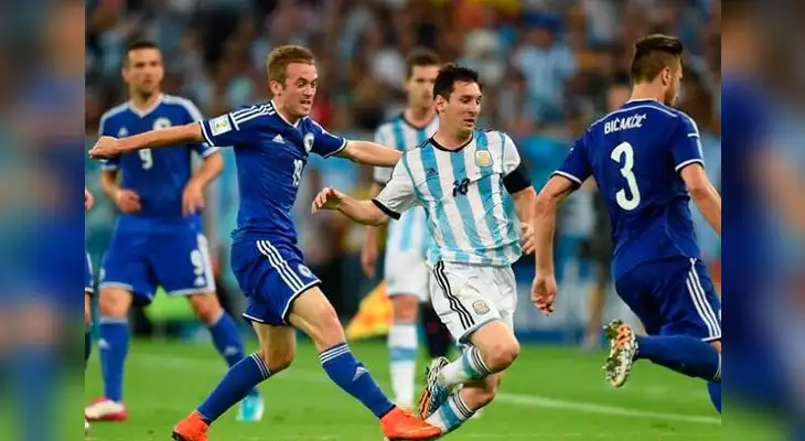 Messi puso el gol ganador. Messi puso el gol ganador.