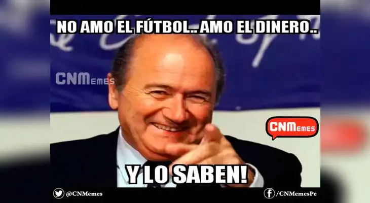 Joseph Blatter renunció a la FIFA y aquí están sus memes