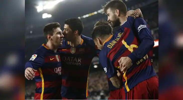 Suárez hizo el empate y luego Piqué y Neymar aseguraron el triunfo. Suárez hizo el empate y luego Piqué y Neymar aseguraron el triunfo.