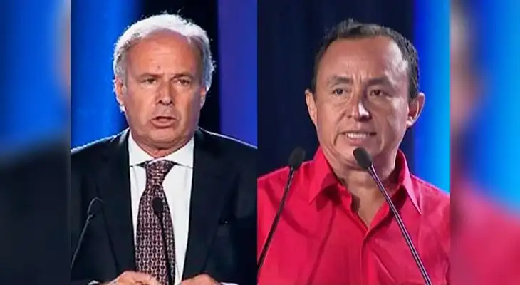 Alfredo Barnechea y Gregorio Santos en debate