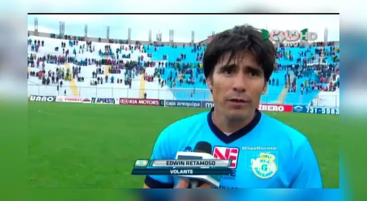 Edwin Retamoso volvió después de un mes y marcó un gol