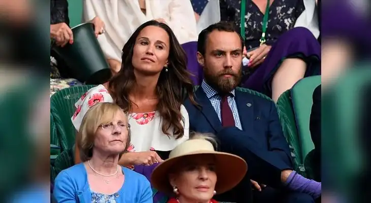 El viento le jugó una mala pasada a la hermana de la duquesa Kate Middleton El viento le jugó una mala pasada a la hermana de la duquesa Kate Middleton