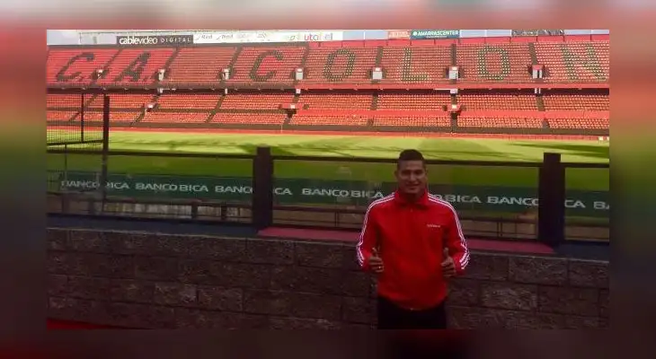Mayora visitó el estadio de Colón