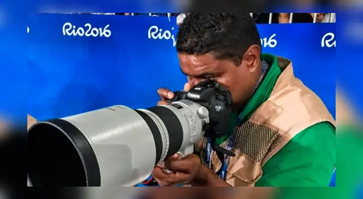 Un fotógrafo ciego rompe paradigmas en los Juegos Paralímpicos de Río Un fotógrafo ciego rompe paradigmas en los Juegos Paralímpicos de Río