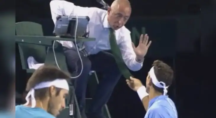 Del Potro es muy bromista Del Potro es muy bromista