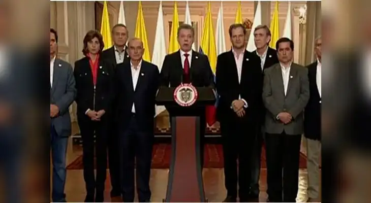 Juan Manuel Santos se comprometió a seguir trabajando por la paz Juan Manuel Santos se comprometió a seguir trabajando por la paz